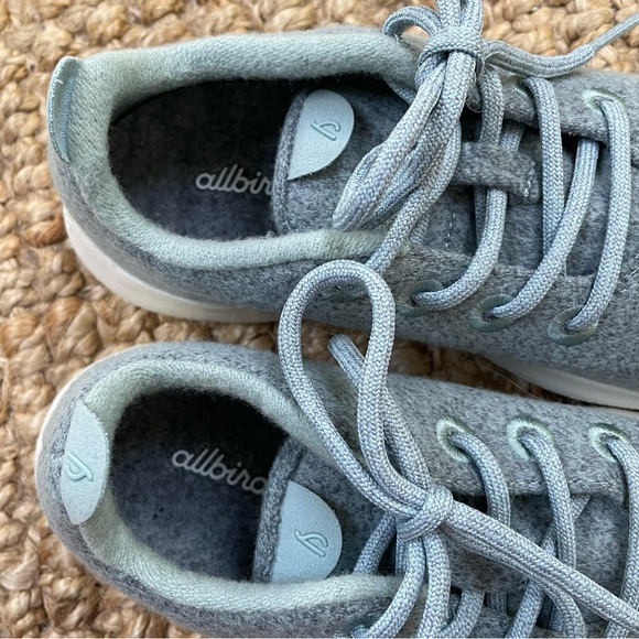 Allbirds Blue Wool Runners Sneakers WR W7 - Picture 9 of 10